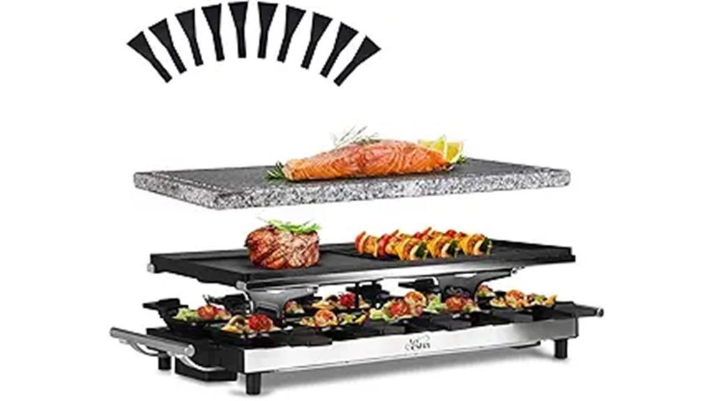 1500w reversible cheese grill