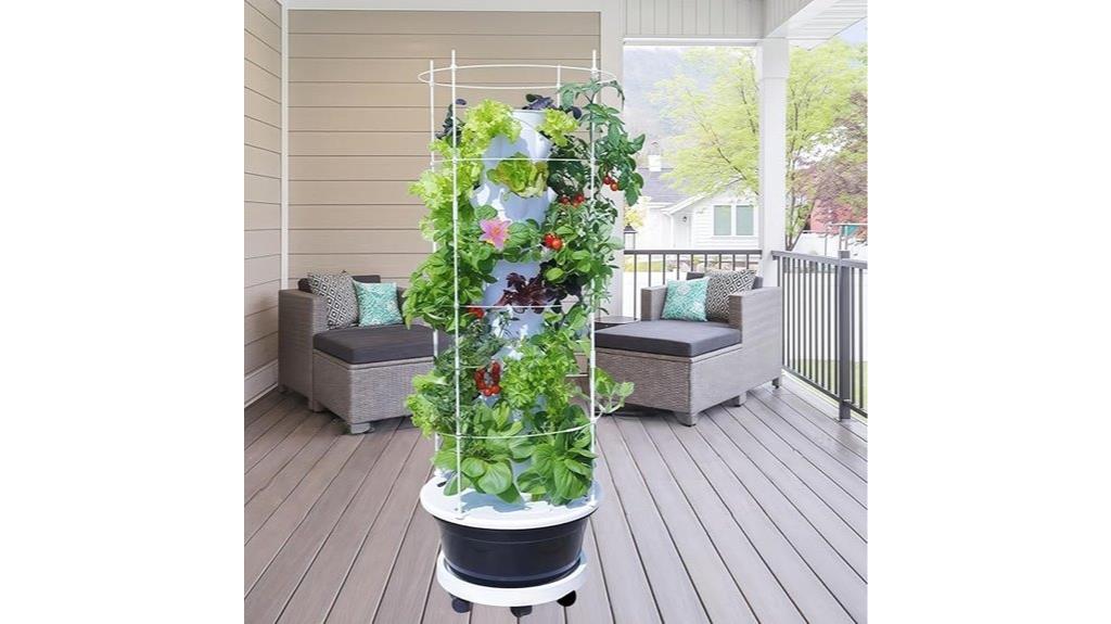28 site hydroponic tower