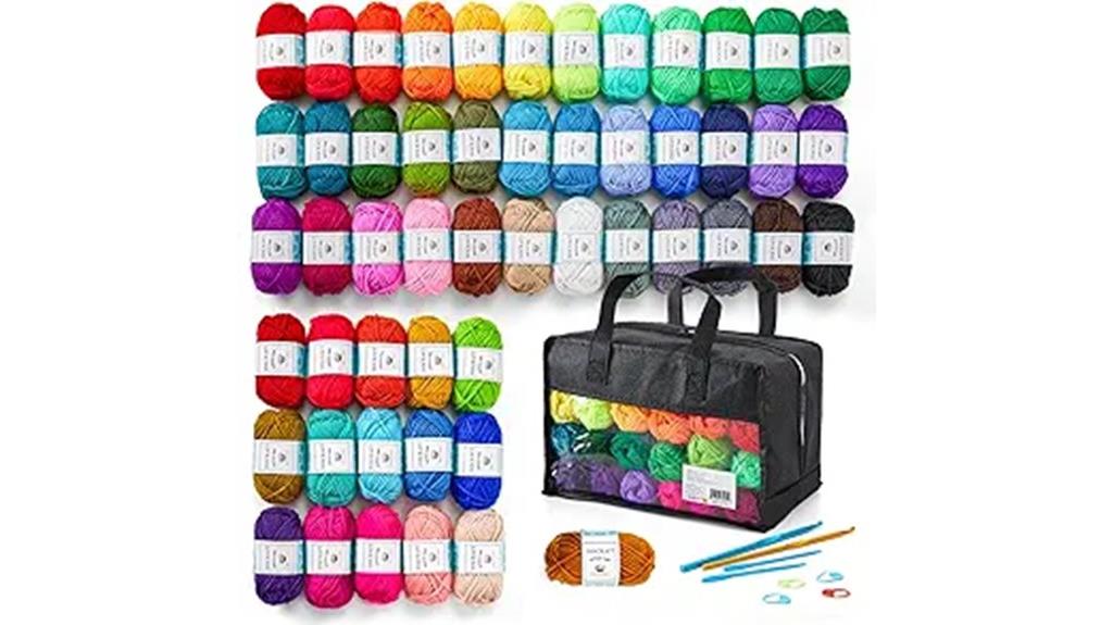 acrylic yarn skeins pack