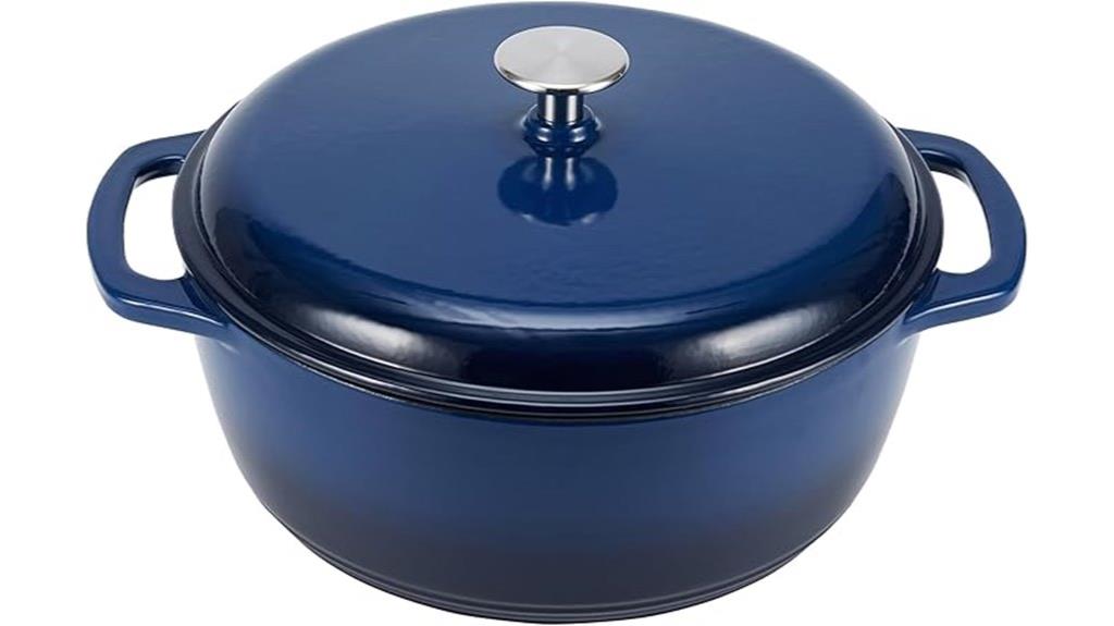 amazon navy enamel dutch oven