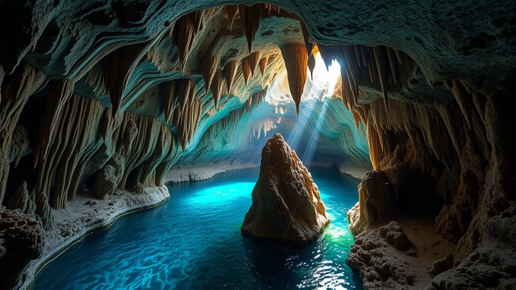 ancient mineral formations showcase