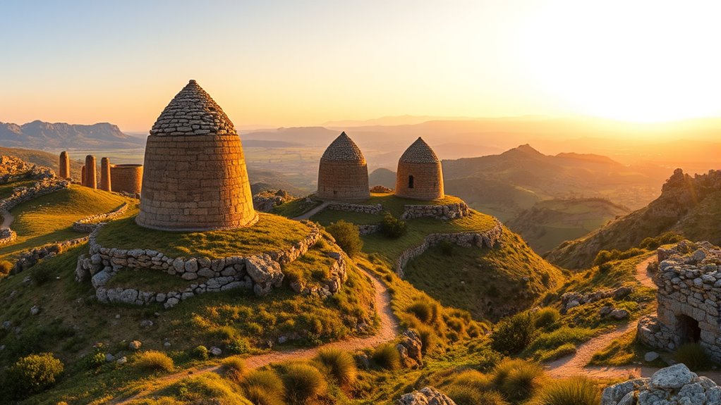 ancient sardinian stone towers