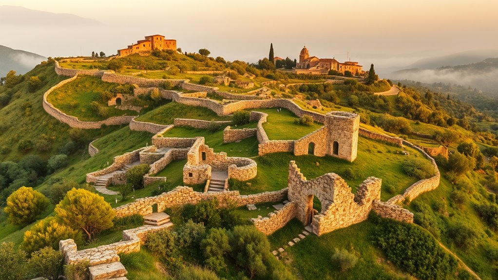 ancient settlements strategic locations