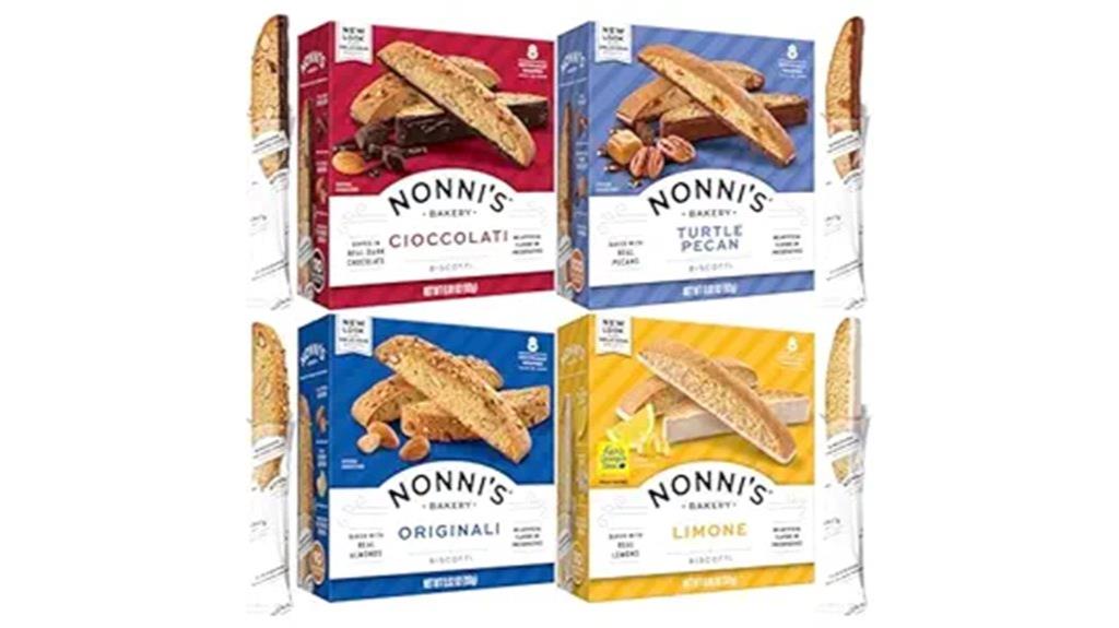 assorted biscotti flavor pack