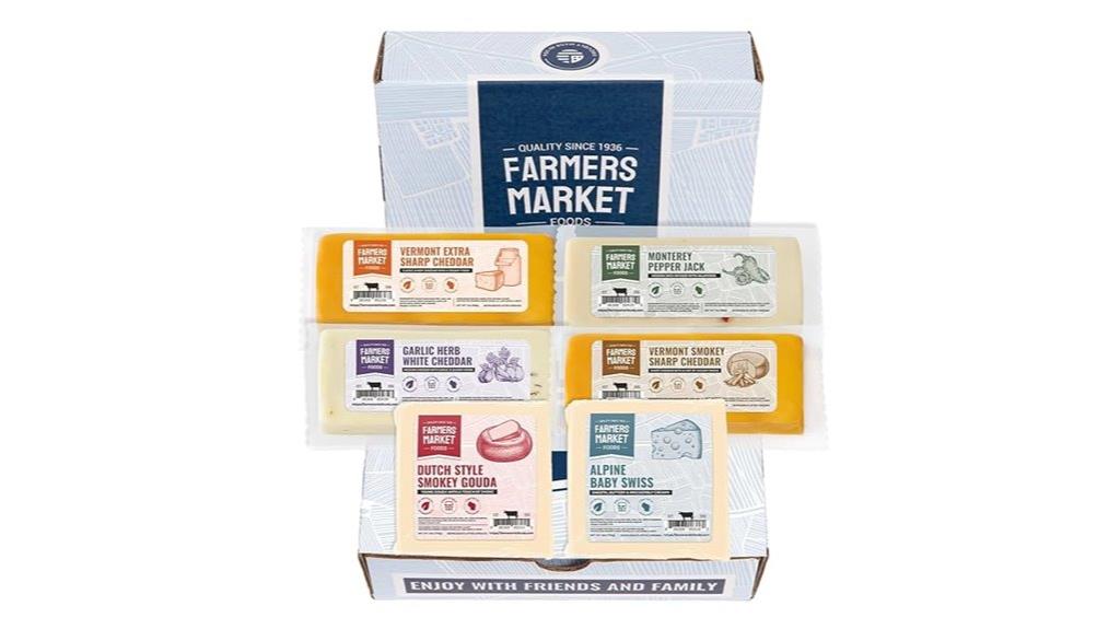 assorted cheese block pack