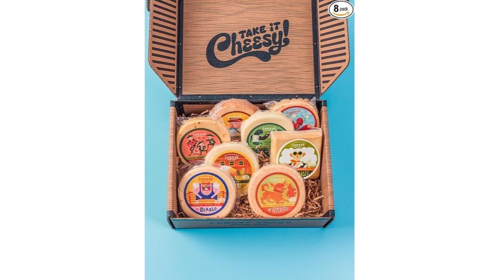 assorted cheese gift box