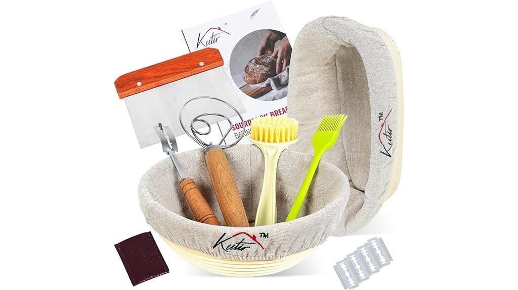 banneton bread basket set