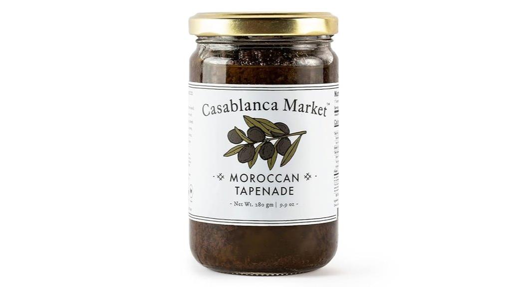 black olive tapenade spread