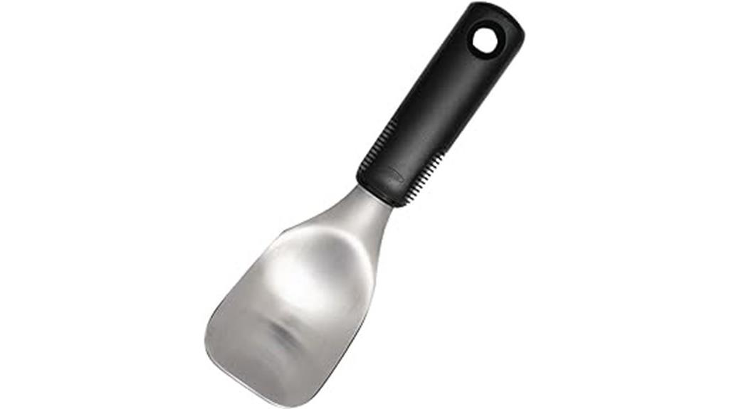 black stainless steel spade