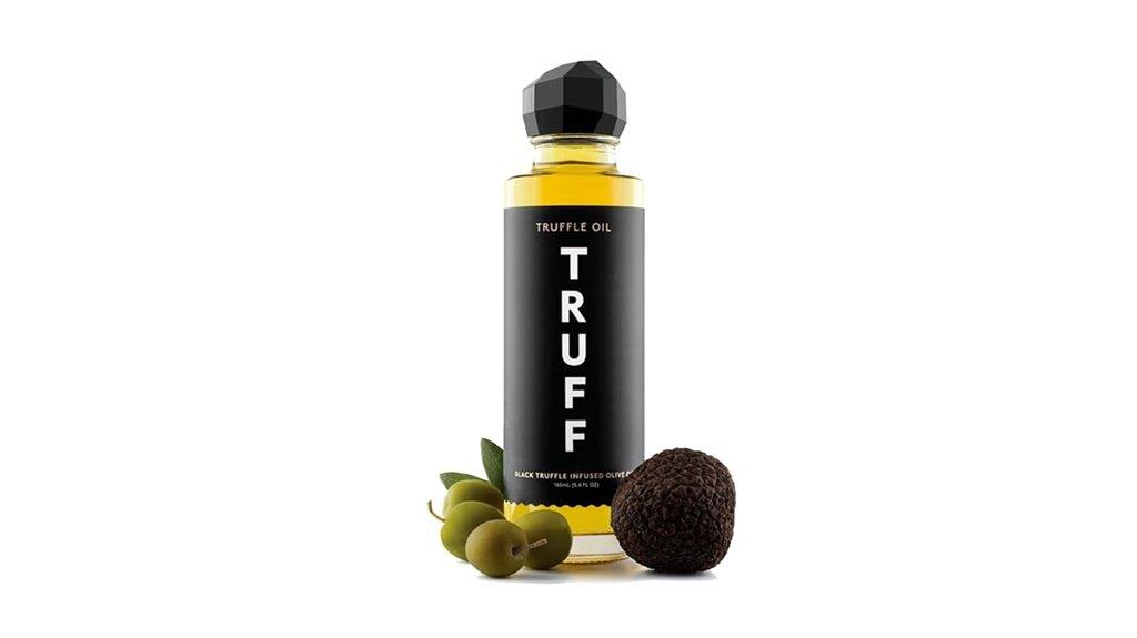 black truffle oil bottle