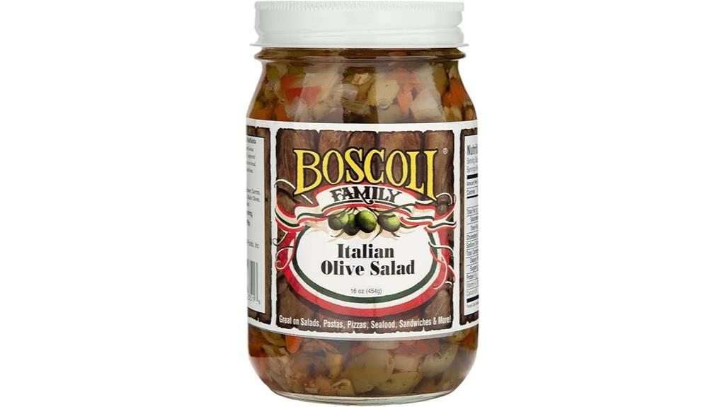 boscoli olive salad jar