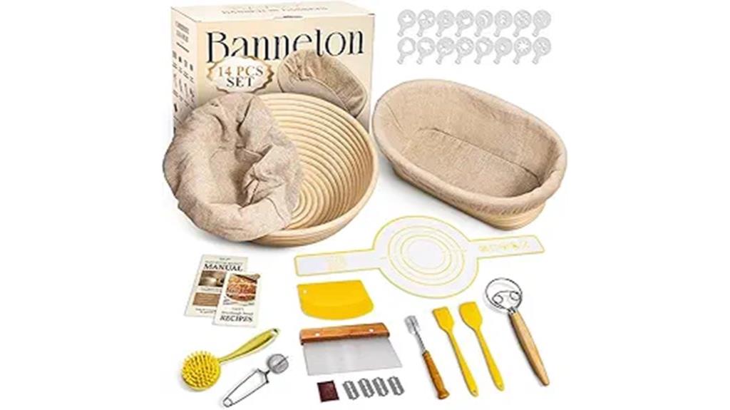 bread proofing basket kit