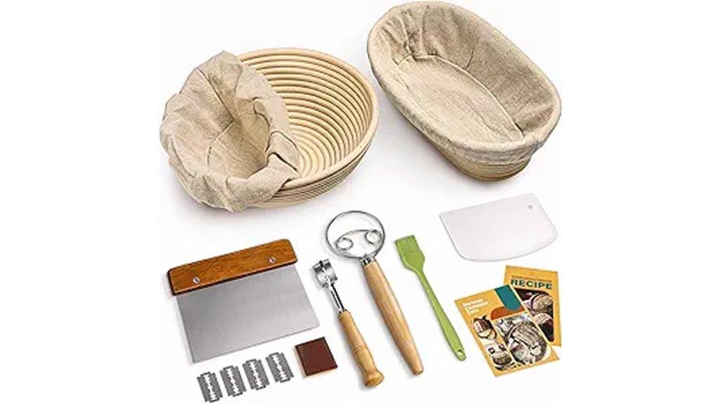 bread proofing basket set