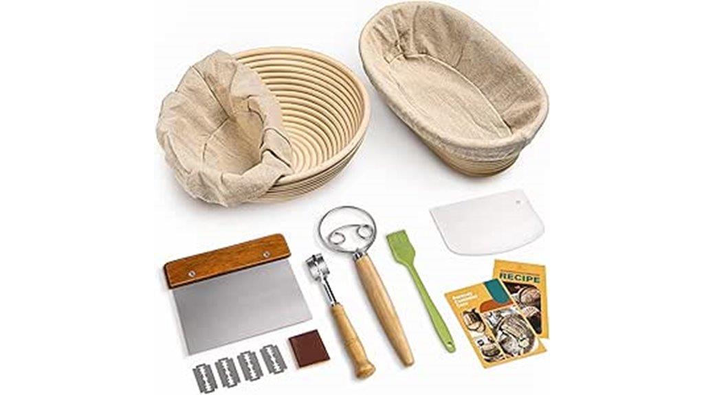 bread proofing basket set