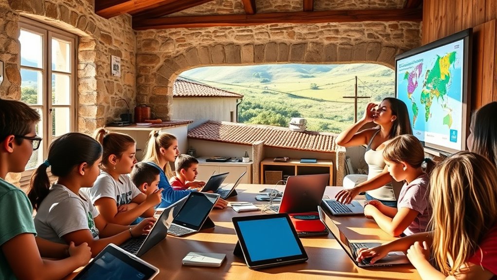 bridging sardinian digital divide