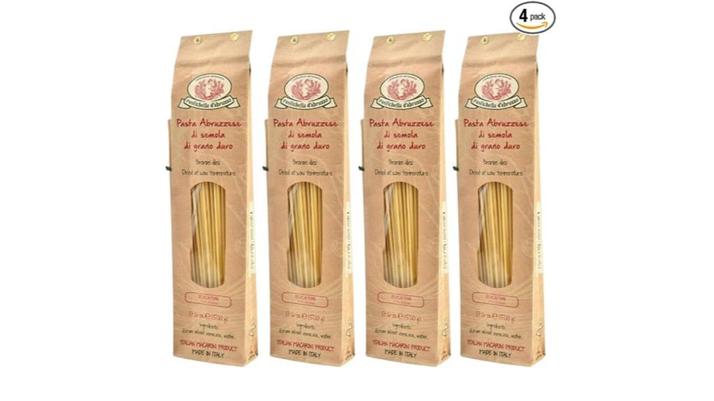 bucatini pasta pack four