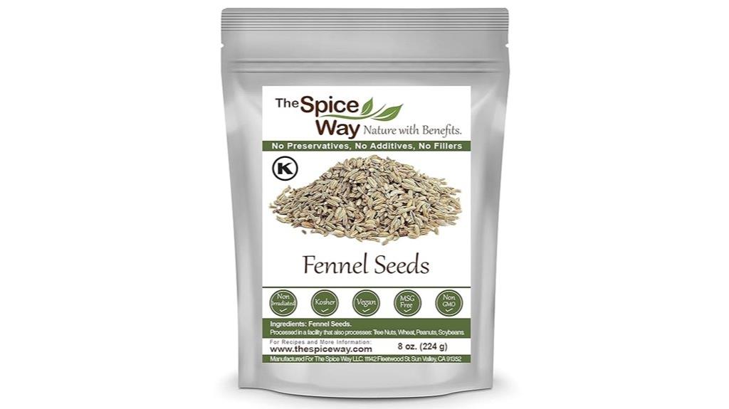 bulk fennel seed package