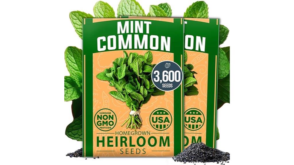 bulk non gmo mint seeds