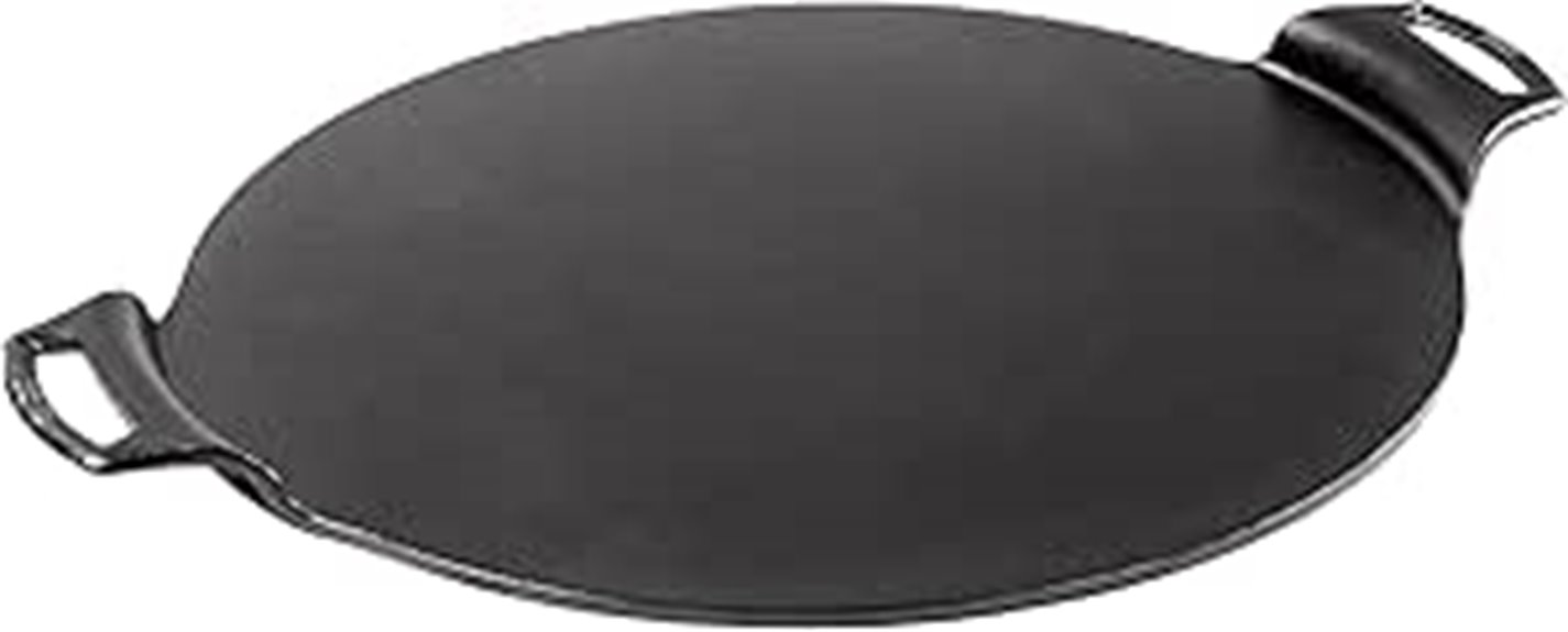 cast iron pizza pan