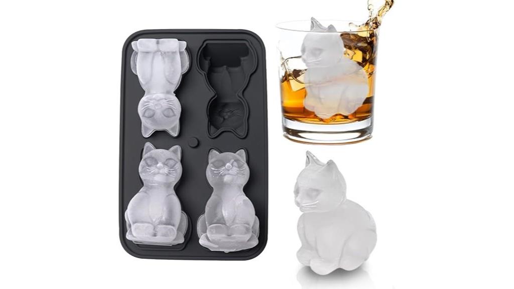 cat shaped ice mold