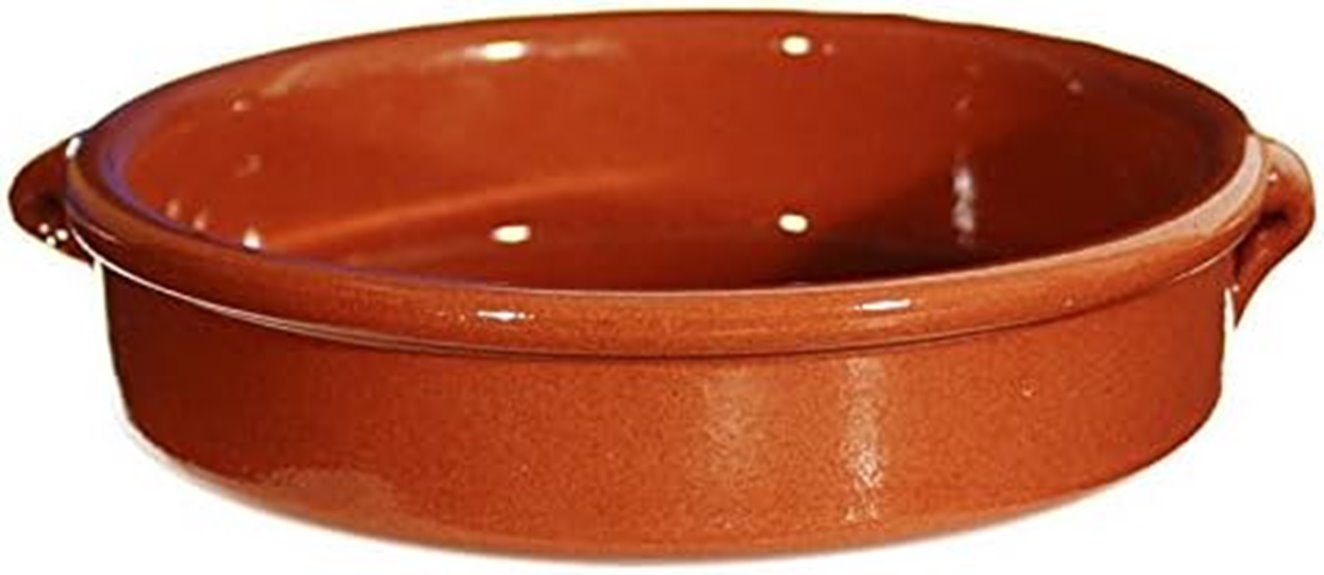 cazuela terra cotta dish