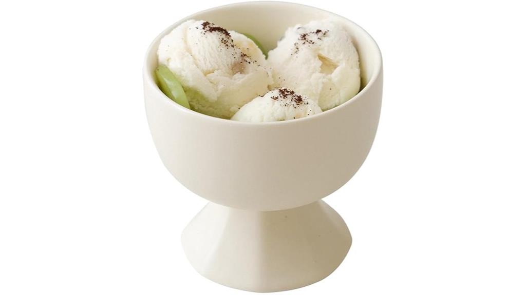 ceramic dessert ice cream cups