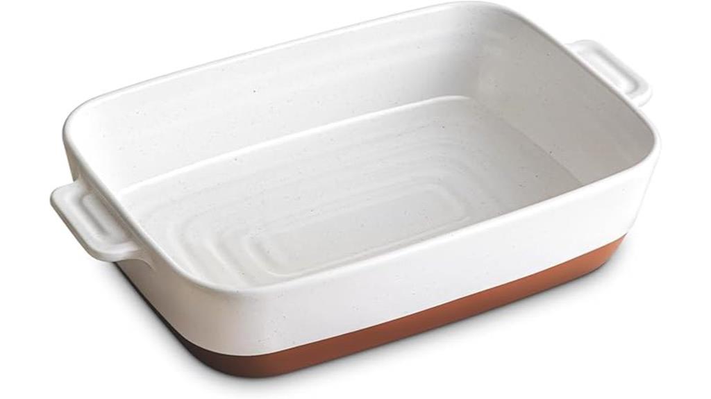 ceramic oven casserole dish