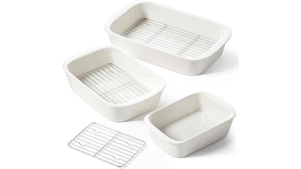 ceramic roasting dish set