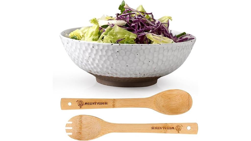 ceramic salad bowl 9 4 inch