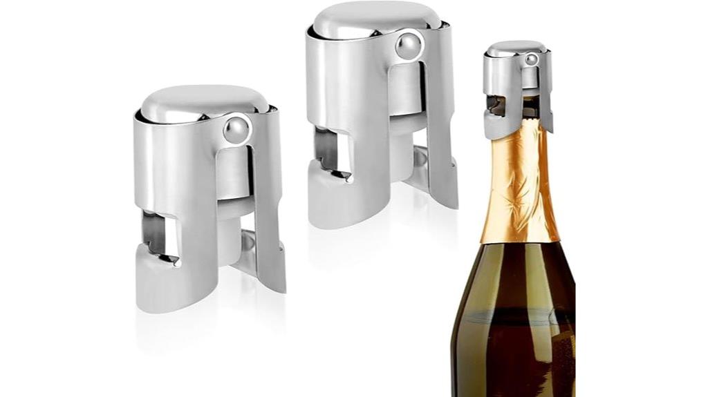 champagne bottle stoppers set