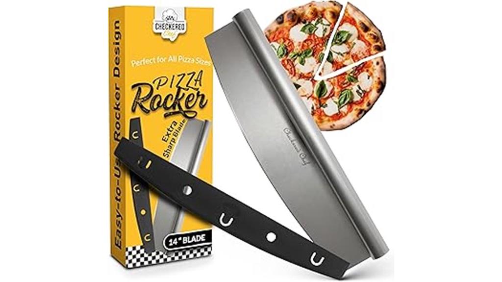 checkered pizza cutter blade