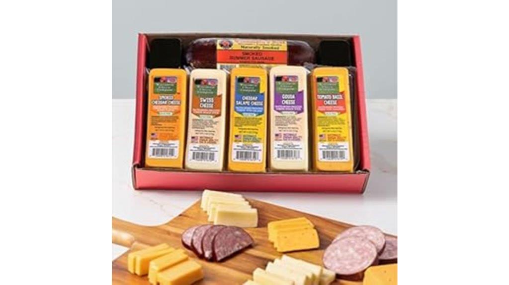 cheese and sausage gift box