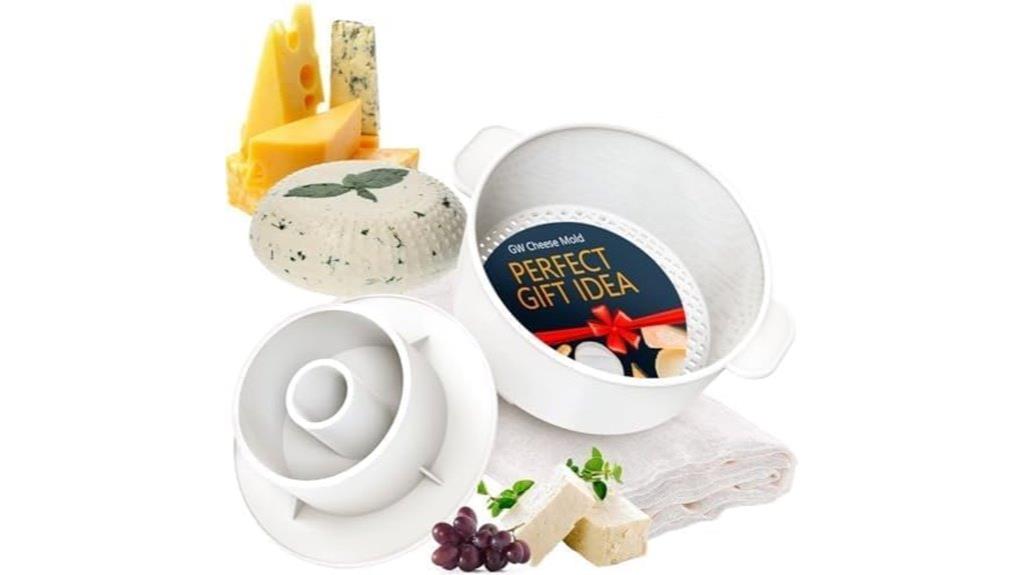 cheese mold with cloth
