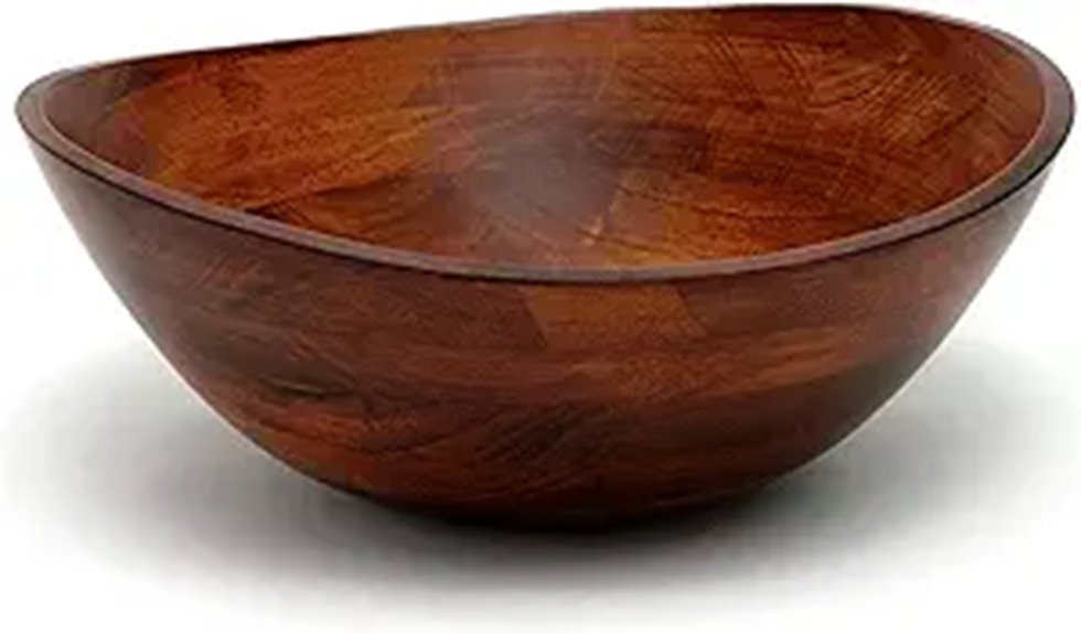 cherry wavy rim bowl