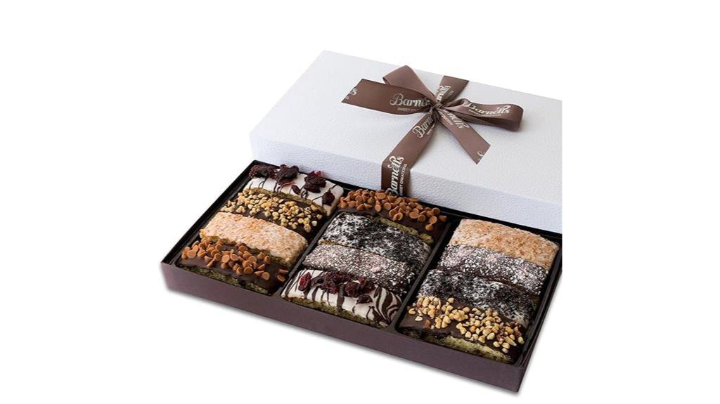 chocolate biscotti gift basket
