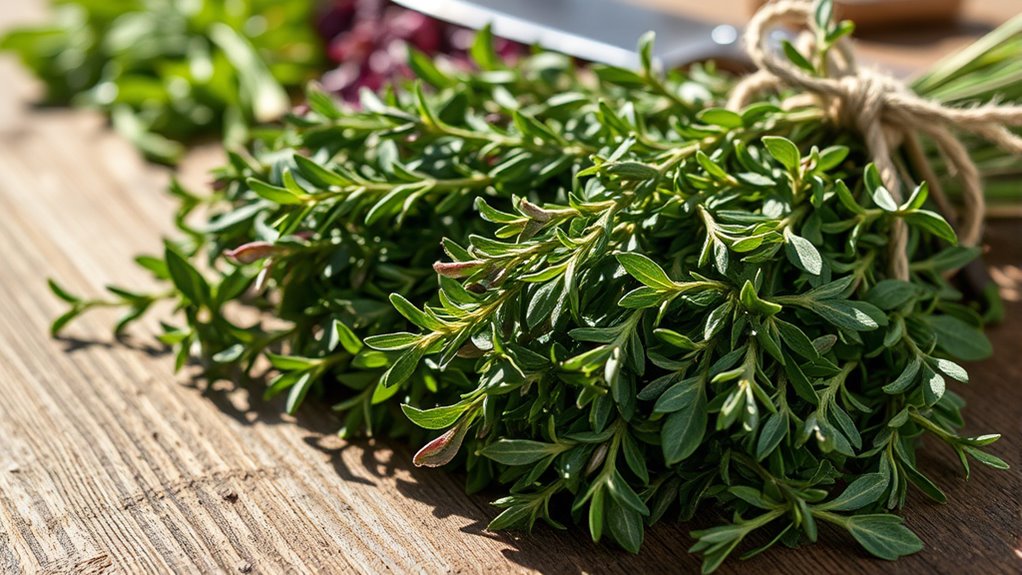 choose fresh organic thyme