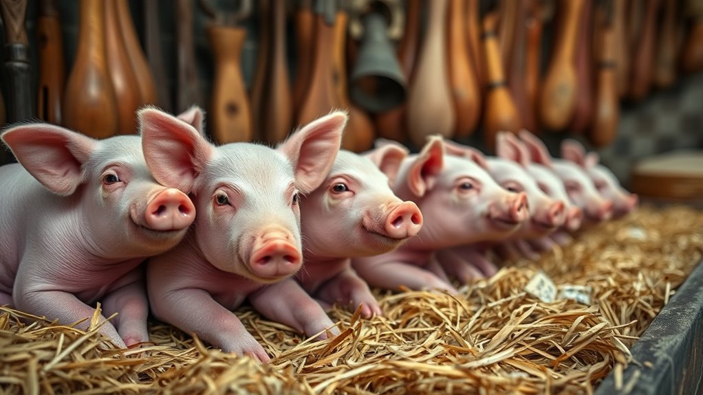 choose healthy young piglets