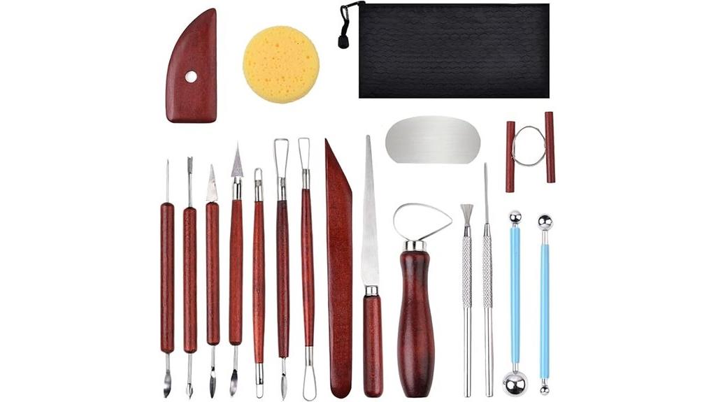 clay sculpting tool set
