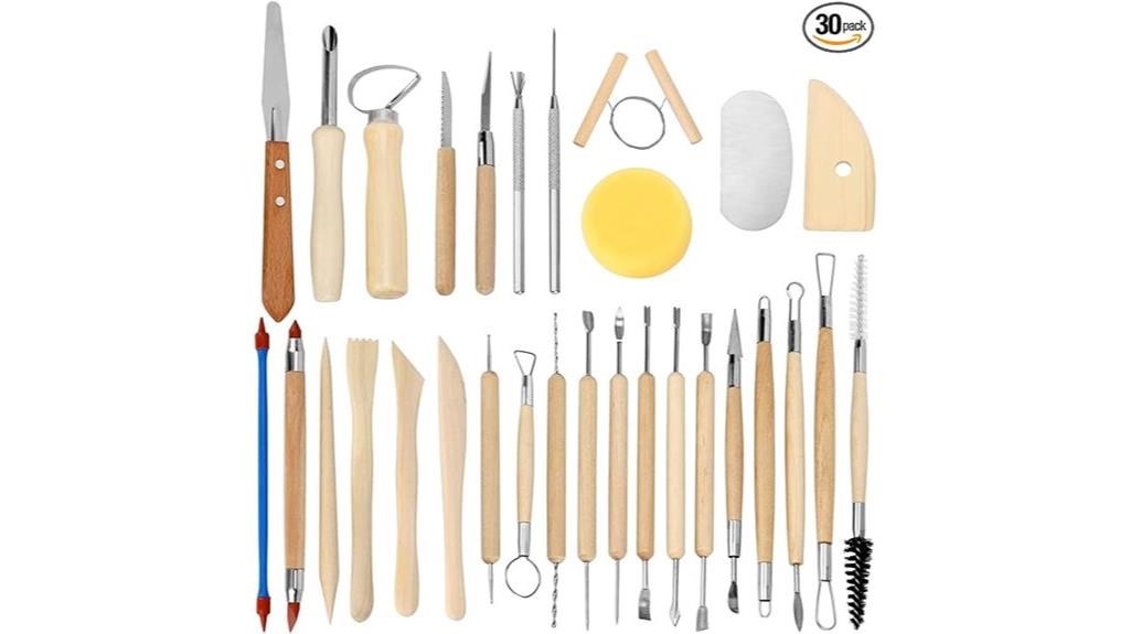 clay sculpting tools set
