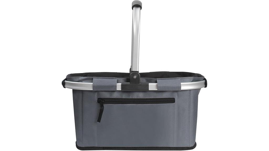 collapsible camping picnic basket