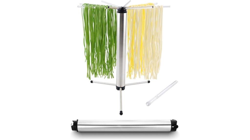 collapsible pasta drying rack