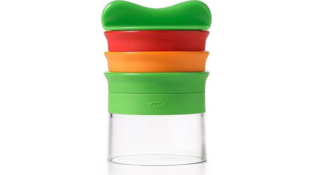 colorful hand held spiralizer