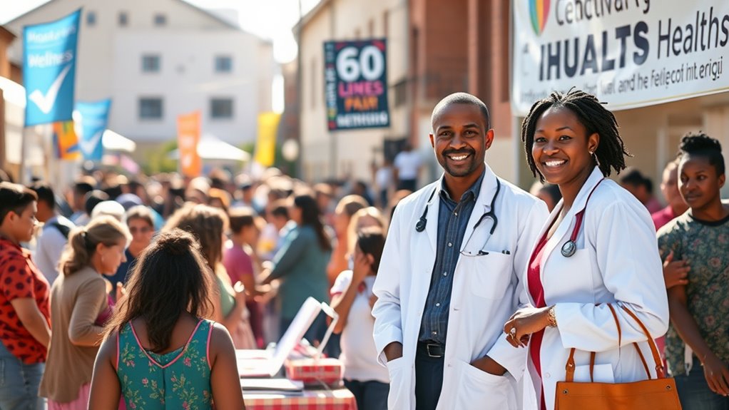 community protests for healthcare