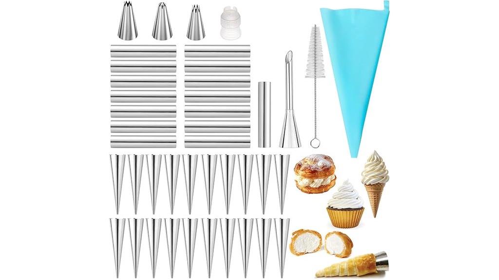 complete cannoli mold set