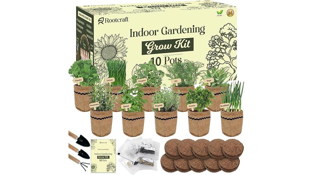 complete indoor herb kit
