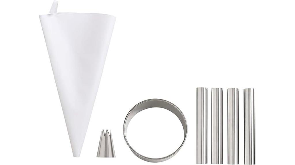 complete seven piece cannoli set