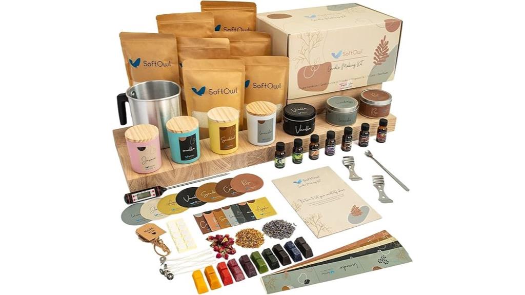 complete soy candle making kit