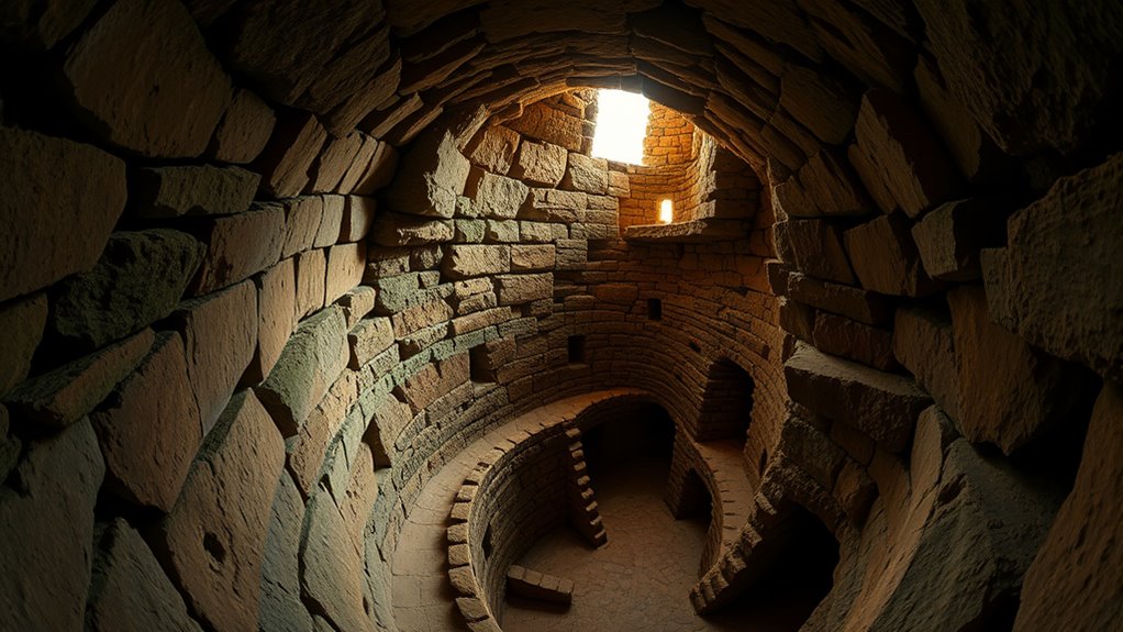 complex nuragic interior architecture