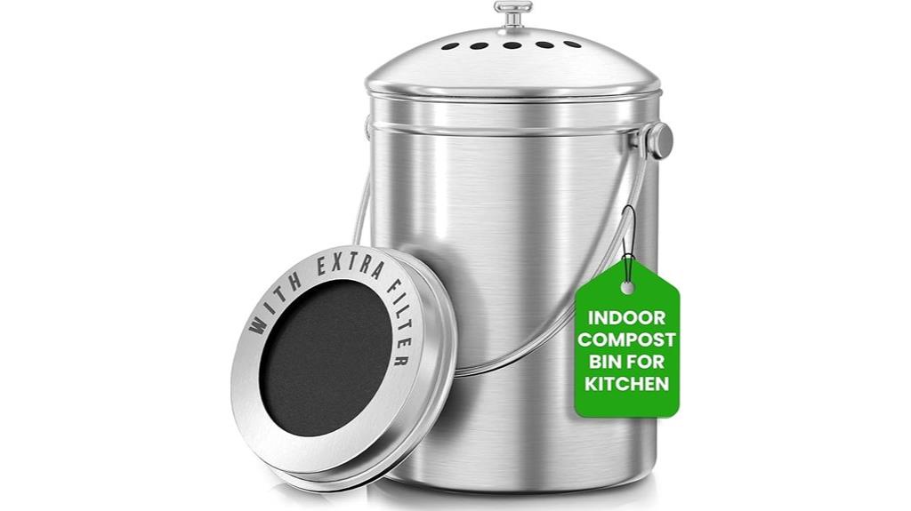countertop compost bin design