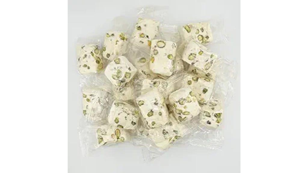 creamy pistachio nougat